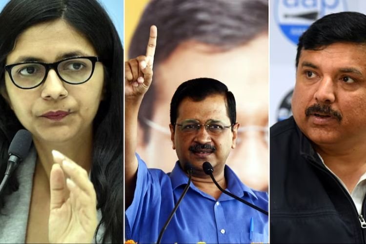 स्वाति मालीवाल के सवाल पर केजरीवाल ने साधी चुप्पी