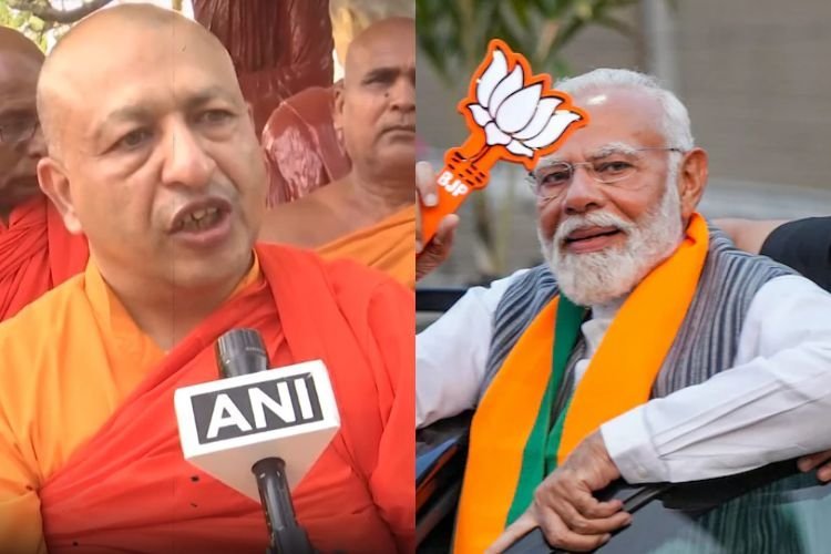 सारनाथ के बौद्ध भिक्षुओं ने PM मोदी को बताया 'बौद्ध संरक्षक', कहा- फिर PM बनेंगे मोदी