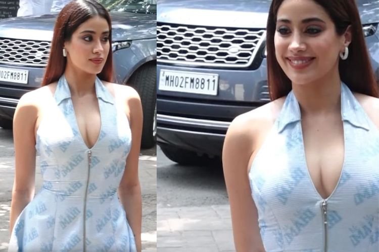 ‘Mr And Mrs Mahi’ की एल्बम लॉन्च के लिए पहुंची जह्नवी कपूर, लुक पर लट्टू हुए फैंस