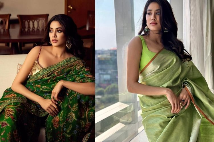 'मिस्टर एंड मिसेज माही' के प्रमोशन पर साड़ी में जाह्नवी कपूर ने ढाया कहर