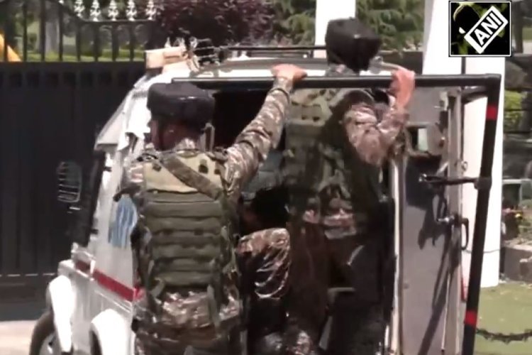 हाई अलर्ट पर शेर-ए-कश्मीर इंटरनेशनल कॉन्फ्रेंस सेंटर की सुरक्षा, मतगणना से पहले किए गए खास प्रबंध, देखें तस्वीर