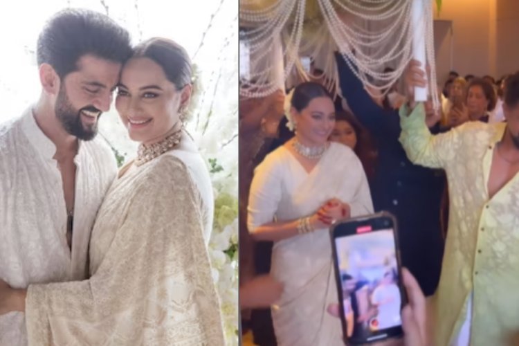Sonakshi Sinha Wedding : बहन की शादी में नहीं निभाई कोई भी रसम, कुछ इस तरीके से सोनाक्षी की शादी में नज़र आये उनके भाई लव!