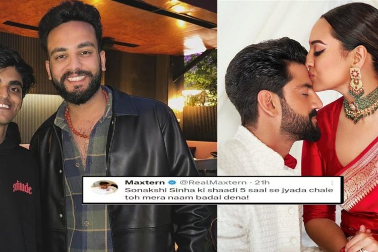Sonakshi Wedding : सोनक्षी सिन्हा और जहीर खान की शादी पर मैक्सटर्न ने किया विवादित कमेंट! सोशल मीडिया पर भड़के यूसर्स!