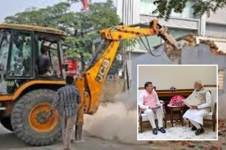उत्तराखंड में गरजा बुलडोज़र, तो दिल्ली की ये तस्वीर क्यों होने लगी वायरल!