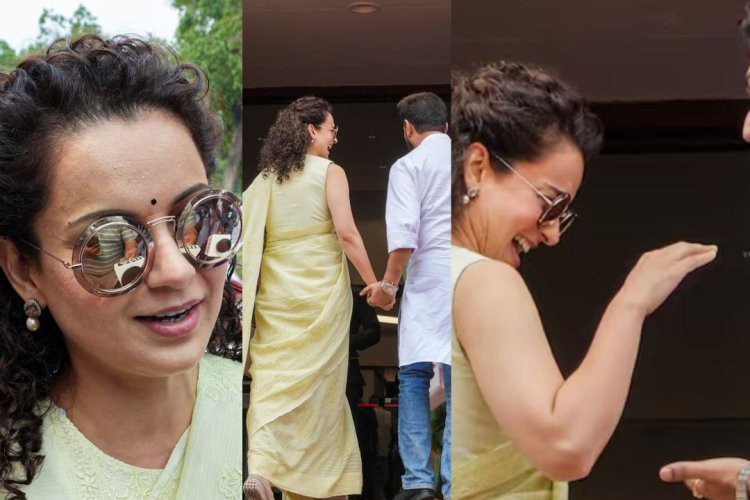 Kangana And Chirag : संसद में दिखा कंगना और चिराग पासवान का Low Five, वीडियो हुआ वायरल, दिखा ख़ास बॉन्ड!