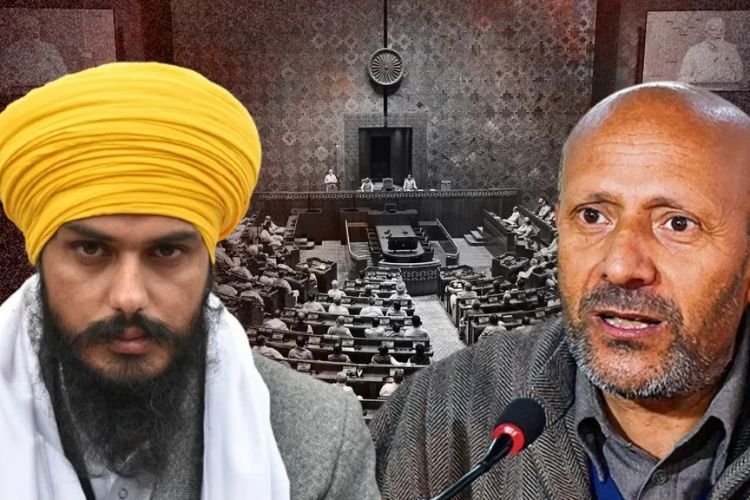 अमृतपाल सिंह और इंजीनियर राशिद ने ली सांसद पद की शपथ, अमृतपाल को किया गया था एयरलिफ्ट