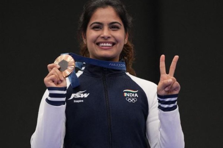 एक ओलंपिक में 2 मेडल जीतने वाली पहली भारतीय खिलाड़ी बनी मनु भाकर