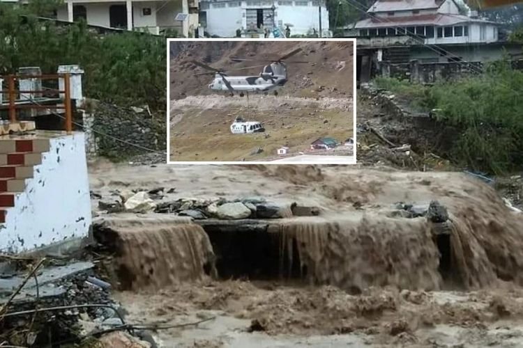 केदार घाटी में बचाव अभियान के लिए वायुसेना ने चिनूक और एक Mi-17V5 हेलीकॉप्टर किया तैनात