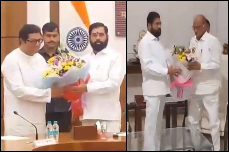 Maharashtra Assembly Election: शरद पवार और मनसे प्रमुख राज ठाकरे ने CM शिंदे से की मुलाकात, क्या होने वाला है खेला?