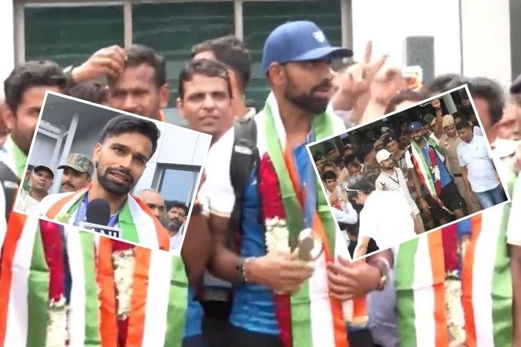 भारतीय हॉकी टीम का दिल्ली एयरपोर्ट पर गर्मजोशी से हुआ स्वागत, पेरिस ओलंपिक में कांस्य पदक जीतकर देश को किया था गौरवान्वित