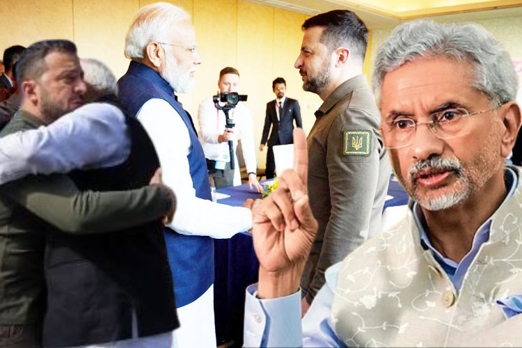 जब मोदी जेलेंस्की को गले लगा रहे थे, जयशंकर किसकी क्लास लगा रहे थे!
