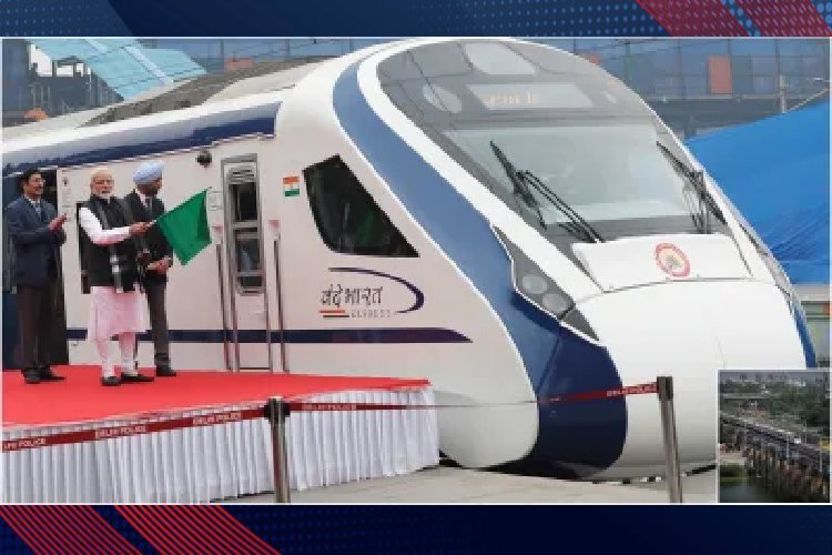 PM मोदी ने तीन वंदे भारत ट्रेनों को दिखाई हरी झंडी, मेरठ-लखनऊ, मदुरै-बेंगलुरु और चेन्नई-नागरकोइल रूट के यात्रियों को होगा फायदा