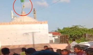 मंदिर पर किसने फहराया हरा झंडा? सूरत के बाद कच्छ में बड़ी साजिश!
