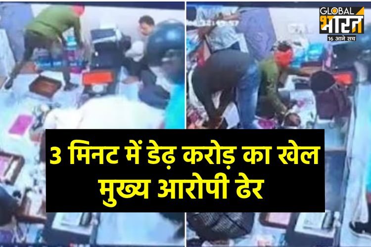 3 मिनट में 3 टीम ने कैसे किया डेढ़ करोड़ का खेल, CCTV फुटेज देख योगी की पुलिस भी चकराई