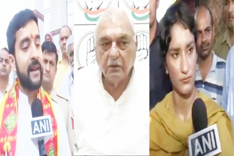 छह राउंड के बाद विनेश फोगट पीछे, हुड्डा, आदित्य सुरजेवाला आगे, भाजपा हैट्रिक की ओर अग्रसर