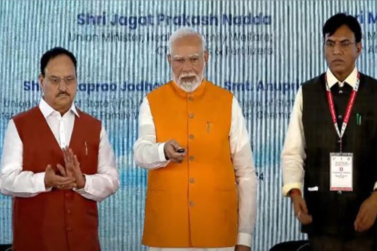 प्रधानमंत्री मोदी ने 12,850 करोड़ रुपए की स्वास्थ्य क्षेत्र परियोजनाओं का किया अनावरण