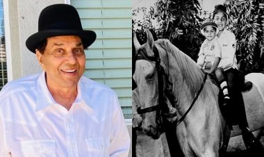 धर्मेंद्र ने बॉबी और अभय के बचपन की अनदेखी तस्वीर साझा की