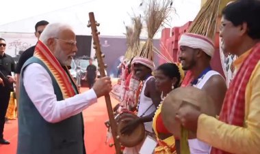 जमुई में पीएम मोदी का दिखा अलग अंदाज, खरताल बजाने का वीडियो वायरल