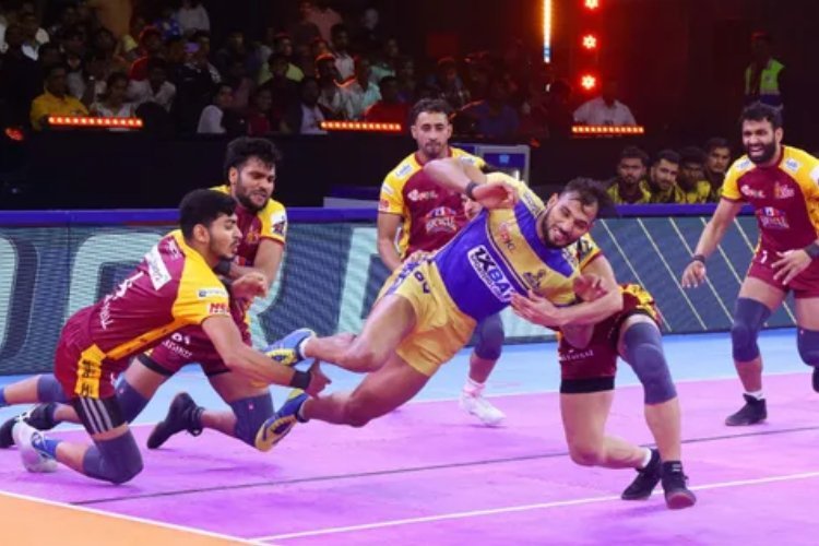 तेलुगू टाइटंस ने सीजन 7 के बाद पहली बार तमिल थलाइवाज को हराया