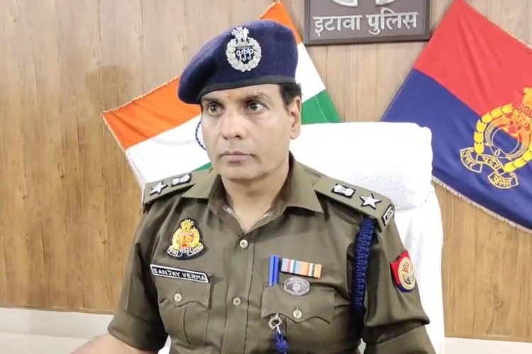 इटावा हत्याकांड का आरोपी कारोबारी गिरफ्तार, पारिवारिक विवाद में घटना को दिया अंजाम