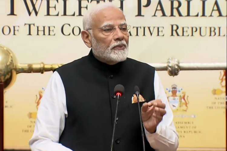 भारत और गुयाना के बीच गर्मजोशी भरे रिश्ते, 'डेमोक्रेसी फर्स्ट, ह्यूमैनिटी फर्स्ट' वैश्विक समस्याओं का समाधान: पीएम मोदी