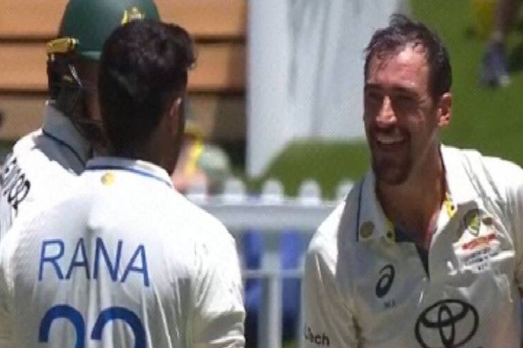 IND vs AUS 1st Test : मिचेल स्टार्क ने ली हर्षित राणा की फिरकी, कहा- मैं तुमसे ज्यादा तेज़ फेकता हूं