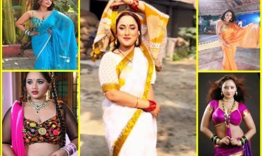 साड़ी पहन रानी ने मचाया गर्दा! झूमने को मजबूर हुए प्रशंसक...