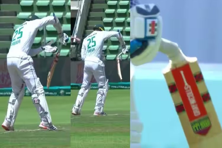 श्रीलंकाई गेंदबाज की आग उगलती गेंद के आगे टुटा बल्लेबाज का बल्ला, सोशल मीडिया पर अब मच रहा है हल्ला