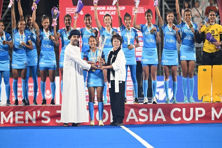 Women's Junior Asia Cup : भारत बना चैंपियन, पेनल्टी शूटआउट में चीन को हराया