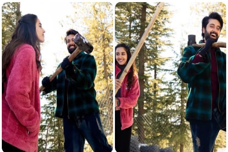 'वनवास' के हीरो उत्कर्ष शर्मा पर अभिनेत्री सिमरत कौर ने उठाया डंडा, गदर के 'हथौड़े' से मिला जवाब