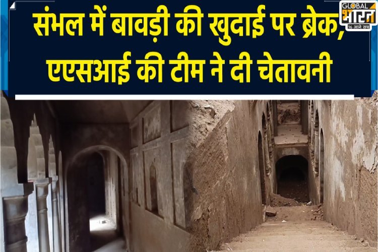 संभल में बावड़ी की खुदाई पर क्यों लगा ब्रेक? ASI की टीम ने दी चेतावनी...