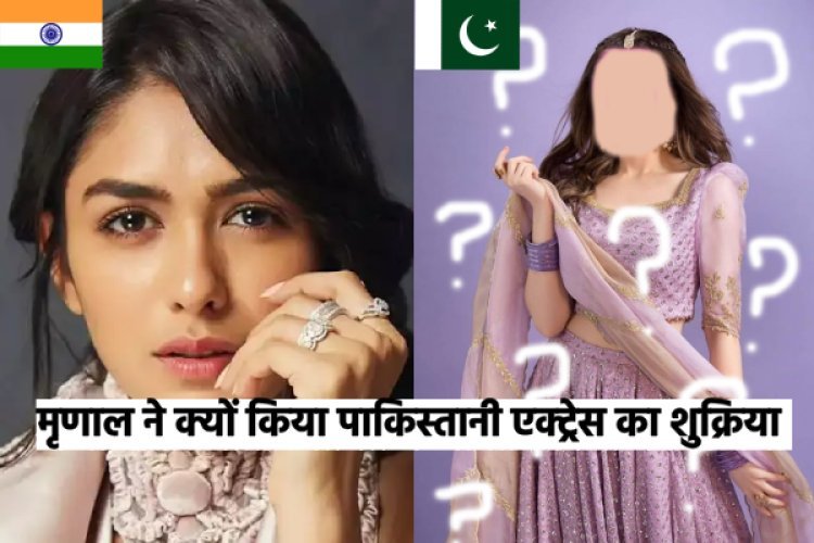 मृणाल ठाकुर ने इस पाकिस्तानी एक्ट्रेस के पैरोडी अकाउंट पर  क्यों दी प्रतिक्रिया?