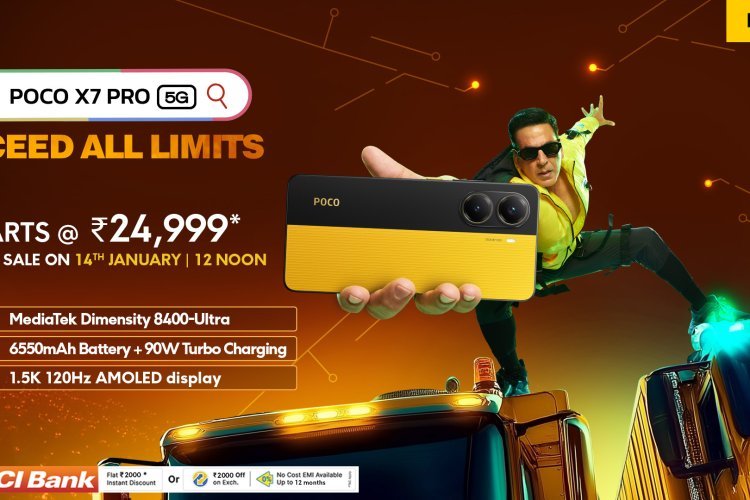 दमदार फीचर्स के साथ 'Poco X7 Pro' फ्लिपकार्ट पर मात्र इतने रुपए में उपलब्ध...