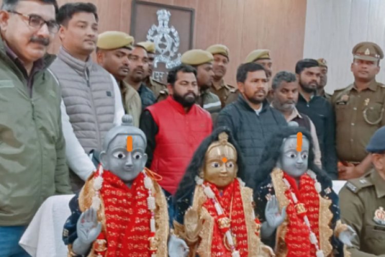 मिर्ज़ापुर में 30 करोड़ की मूर्तियां चुराने वालों को पुलिस ने ऐसे किया गिरफ्तार...