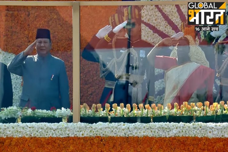 कर्तव्य पथ पर राष्ट्रपति मुर्मू ने फहराया तिरंगा, 21 तोपों ने दी सलामी