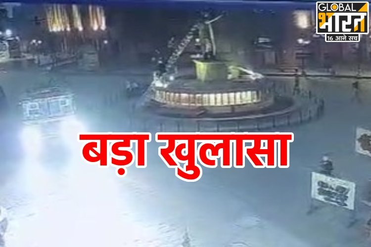 बाबासाहेब की प्रतिमा खंडित होने से पहले का आया वीडियो, सीढ़ी लेकर क्यों पहुंचे थे फायर विभाग के कर्मचारी?
