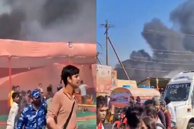 महाकुंभ मेले में फिर लगी आग, जानिए अब स्थिति कैसी है?