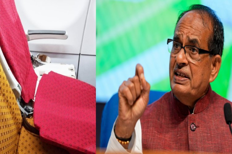 केंद्रीय मंत्री शिवराज सिंह चौहान को इस प्लेन में मिली टूटी कुर्सी, कंपनी ने मांगी माफी