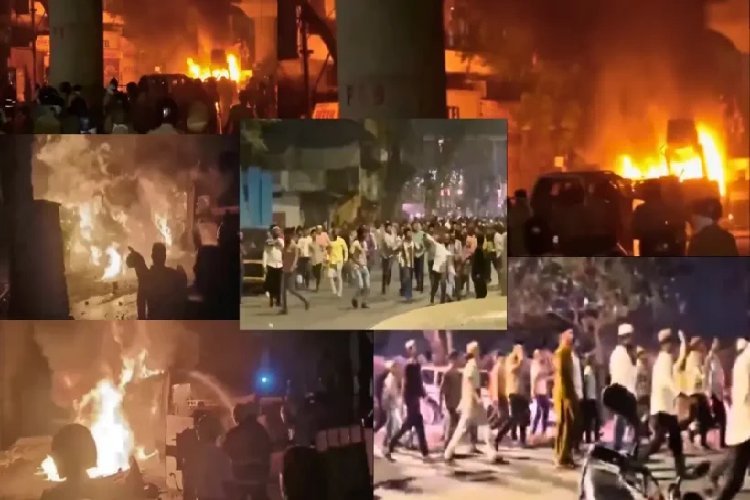 10 तस्वीरों से समझें नागपुर में कैसे बिगड़े हालात और कौन है जिम्मेदार?