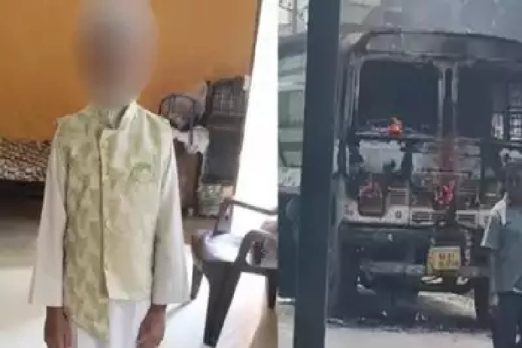 ट्रक की चपेट में आने से 8 वर्षीय मुस्लिम लड़के की हुई मौत, उग्र भीड़ ने लगाई आग