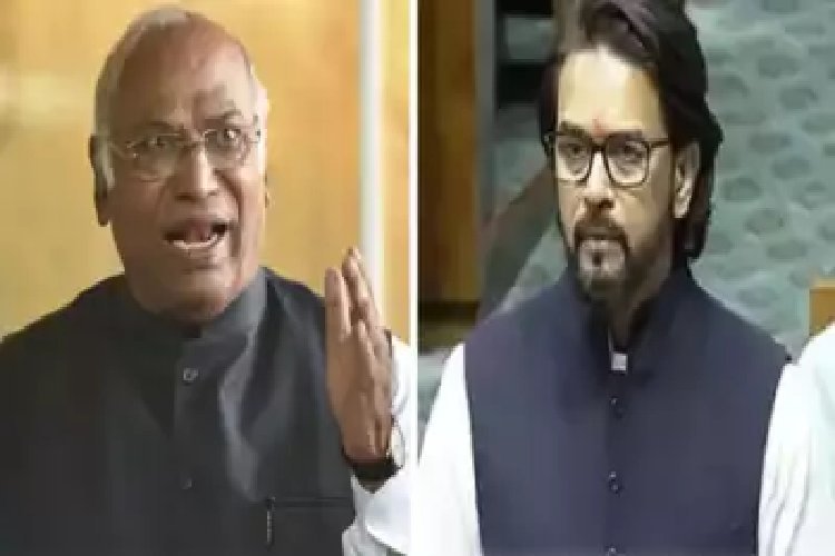 राज्यसभा में किस बात पर गरजे खड़गे, पुष्पा स्टाइल में बोले- ''झुकूंगा नहीं'', अनुराग ठाकुर से की माफी की मांग