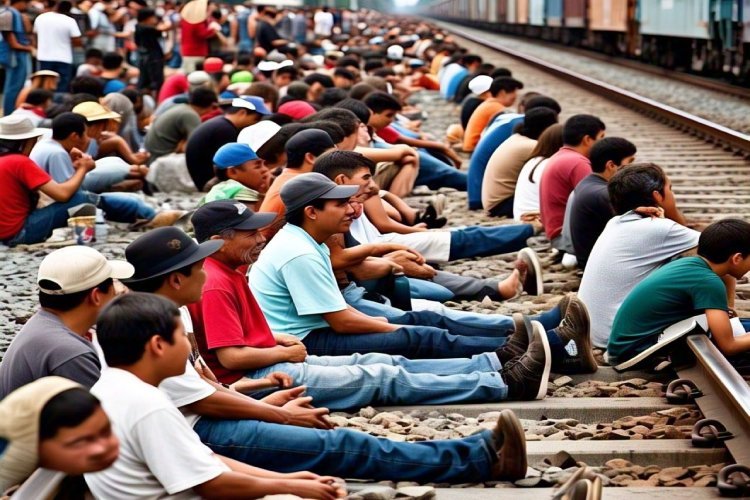 एक साथ 5 हजार लोग बैठे रेलवे ट्रैक पर, जानिए क्या थी मांगे...