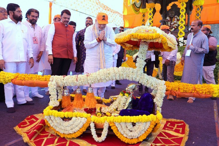 छत्रपति शिवाजी की प्रतिमा के सामने खड़े होकर शाह का ऐलान, बताया नए भारत के दुश्मनों का कैसे होगा इलाज?