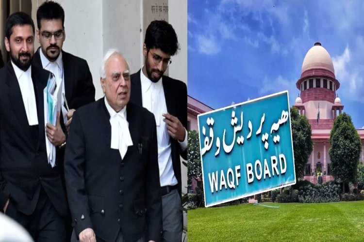 कपिल सिब्बल और अभिषेक मनु सिंघवी बने मुस्लिम समाज के हीरो, वक्फ़ बोर्ड पर सरकार को फंसाया!