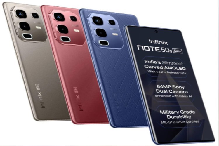 इंफिनिक्स नोट 50s 5G+ भारत में मात्र इतने रुपए में लॉन्च, 64MP सोनी कैमरा, डाइमेंसिटी 7300 चिप और बहुत कुछ