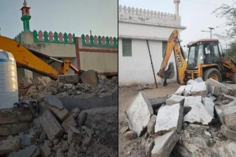मदरसे में पक रही थी पाकिस्तानी खिचड़ी, गुजरात सरकार ने भेजा बुलडोजर, मौलाना को जेल में डाला, मदरसे को मिट्टी में मिलाया!