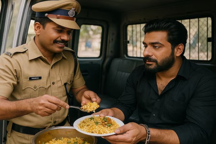 मुंबई पुलिस के बहादुर जवानों का कारनामा, पुलिस वैन के अंदर कुख्यात गैंगस्टर को खिला रहे थे मटन बिरियानी, वीडियो हुआ वायरल तो गिरी गाज