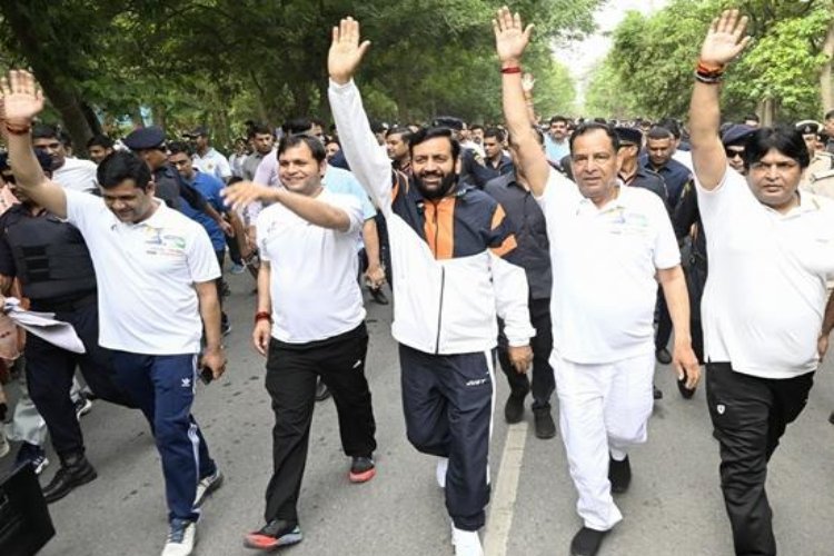 हरियाणा के सीएम नायब सैनी ने गुरुग्राम रन में ‘एक राष्ट्र, एक चुनाव’ के लिए भरी हुंकार