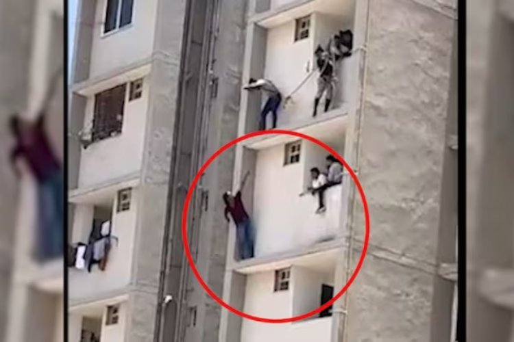 ''आत्मसमर्पण करने से बेहतर है कि मैं मर जाऊं'' पुलिस से बचने के लिए 5वीं मंजिल पर चढ़ा अपराधी, घटना को सोशल मीडिया पर किया लाइवस्ट्रीम