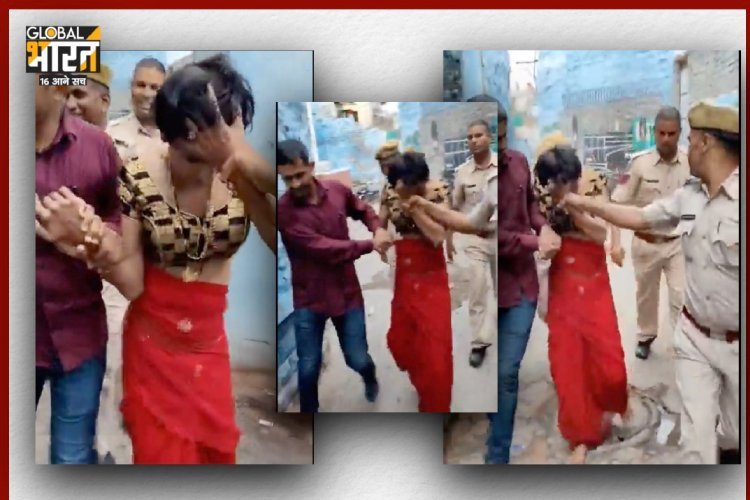 Saree-wearing gangster caught: गले में मंगलसूत्र बदन पर लाल साड़ी और हाथ-पैरों पर कराई थी वैक्स, पुलिस ने पकड़ा तो निकला हिस्ट्रीशीटर, फिर सड़क पर निकला जुलूस
